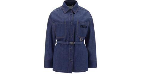 fendi monster jacket womens|fendi denim jacket women's.